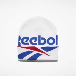 Czapka Damskie Reebok Classic Lost and Found Beanie Białe PL 08ITGFY